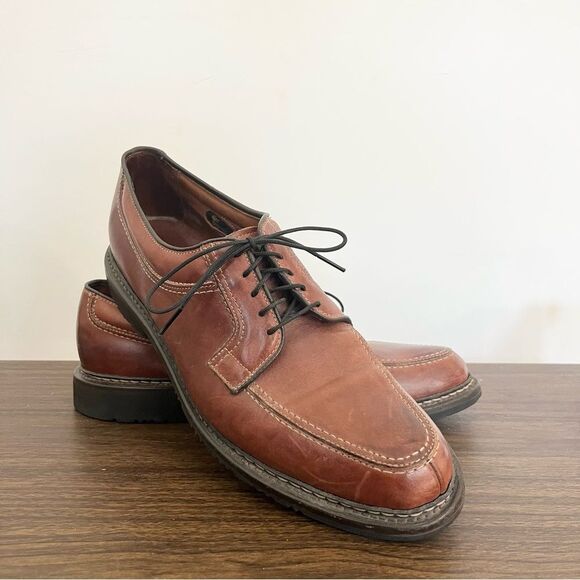 Allen Edmonds Wilbert Shoes Split Toe Oxfords Comfort Chestnut Brown 9.5 USA main image 8